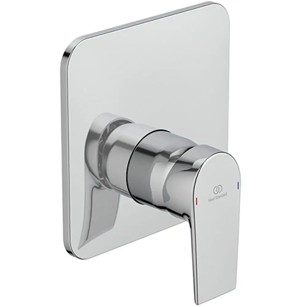 Ideal Standard Attrappe Brausearmatur UP Tesi mit Rosette (163x163mm) in Chrom.